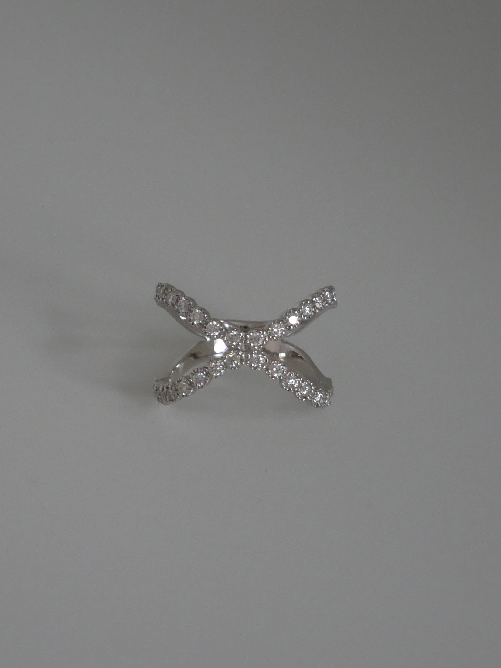 クロスリング32 (モアサナイト)