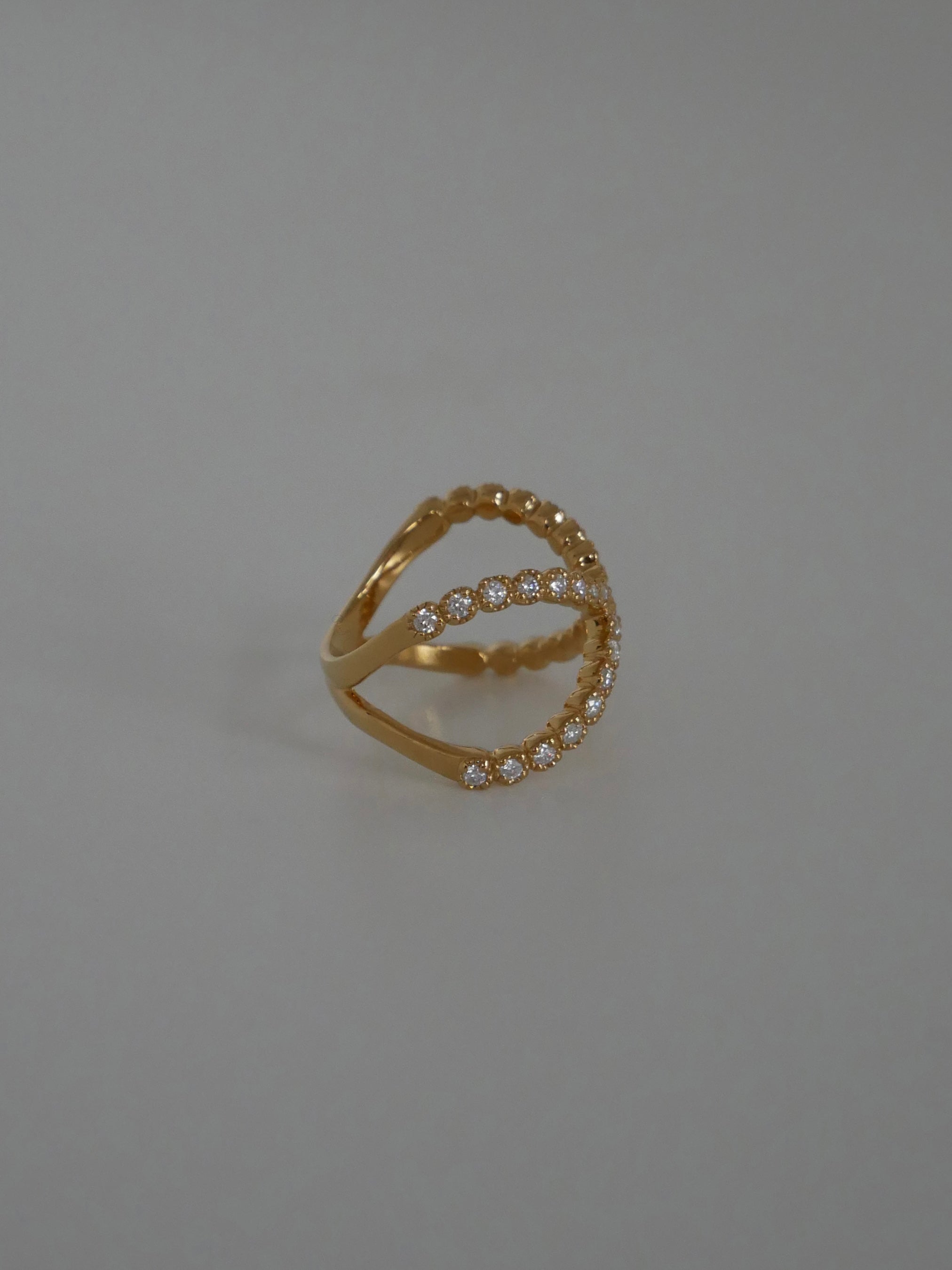 クロスリング32 (モアサナイト)