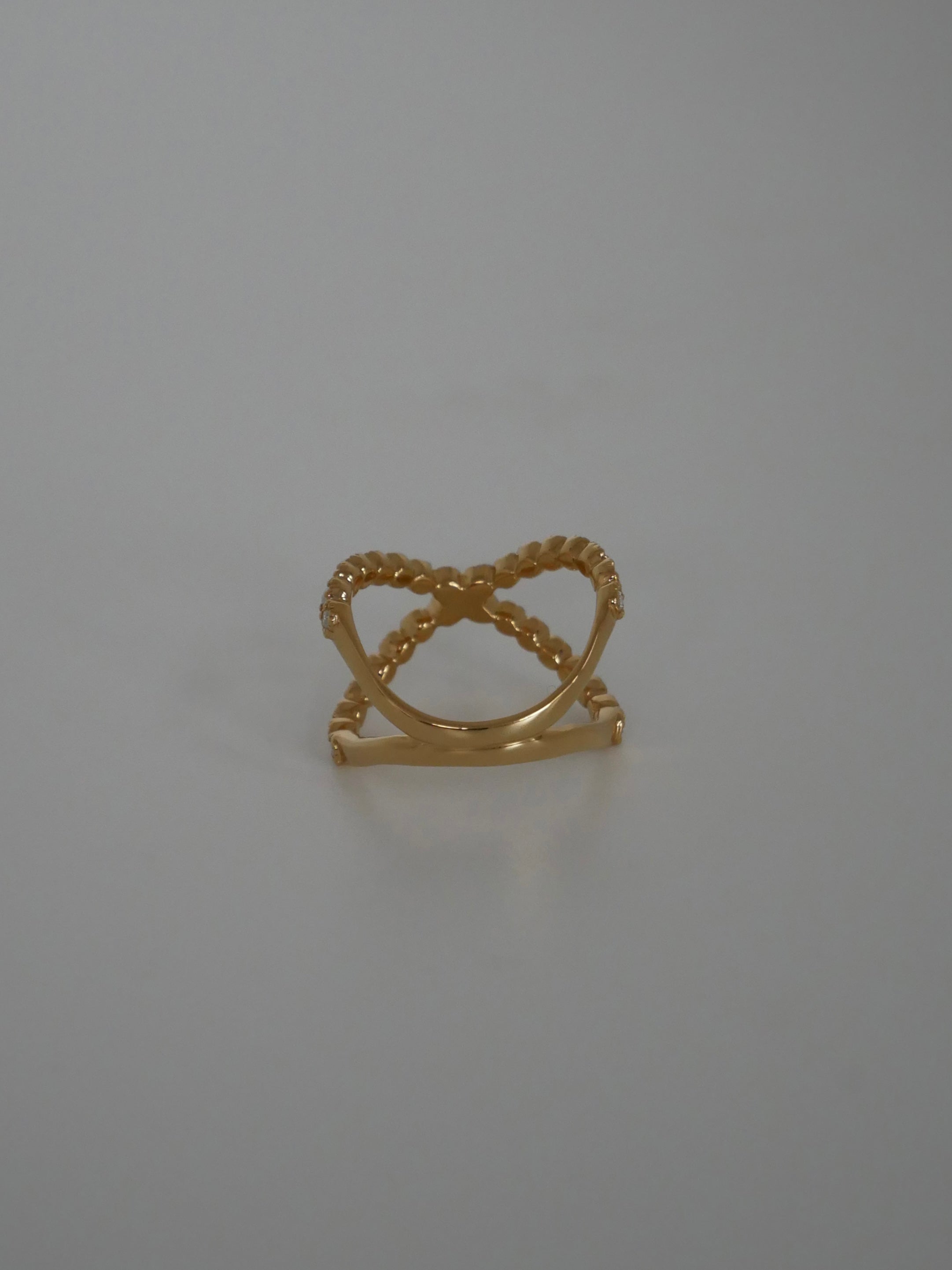 クロスリング32 (モアサナイト)